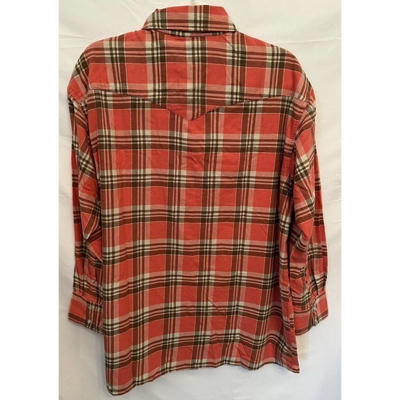 Levi Strauss‎ & Co. LS Western Plaid Pearlsnap Buttonfront Shirt Size S - Picture 3 of 15